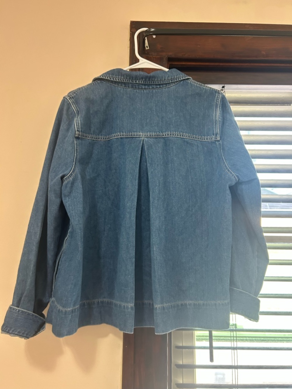 Madewell Blue Denim Zippered Shirt/Jacket - Picture 4 of 6